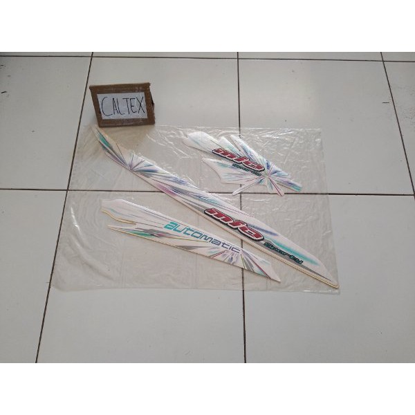 Striping Yamaha Mio Sporty 2008 2009 Putih