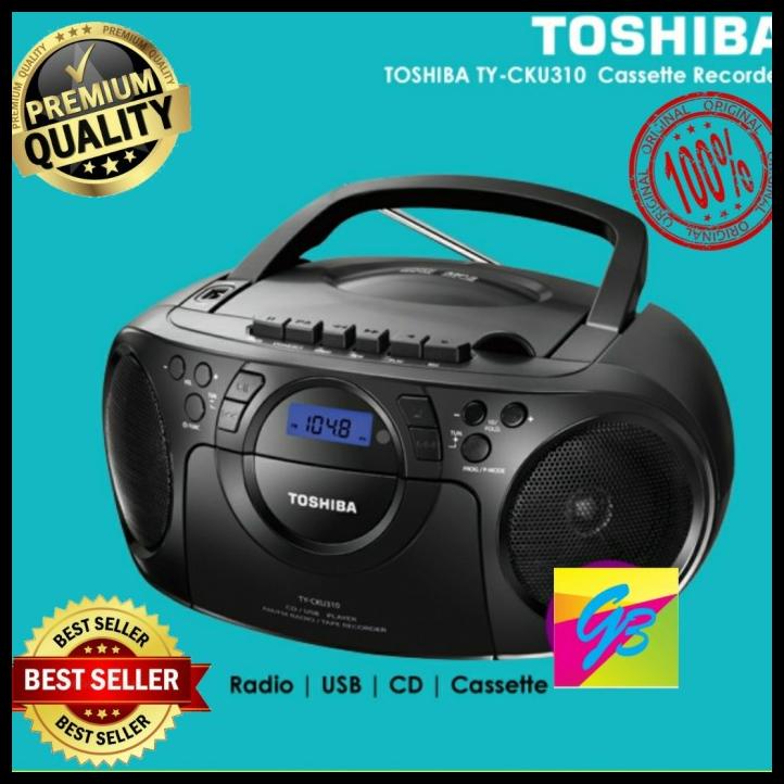 Compo Toshiba Cku 310 Mini Radio Cd Player Kaset Tape
