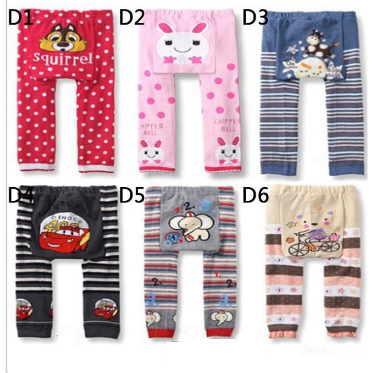 Legging bayi anak import motif cartoon banyak motif