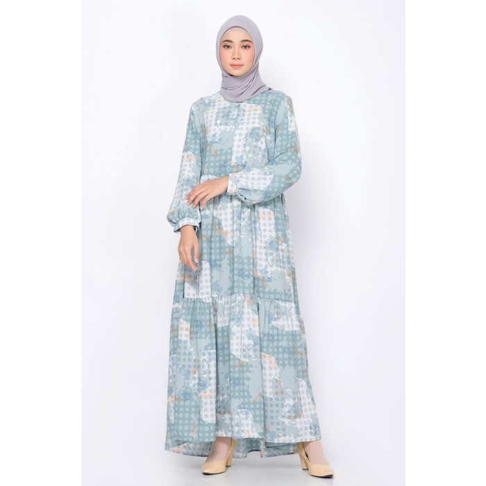 BIA x Isel Fricella - Picky Mint Dress - Edisi Denmark - Sarimbit - L