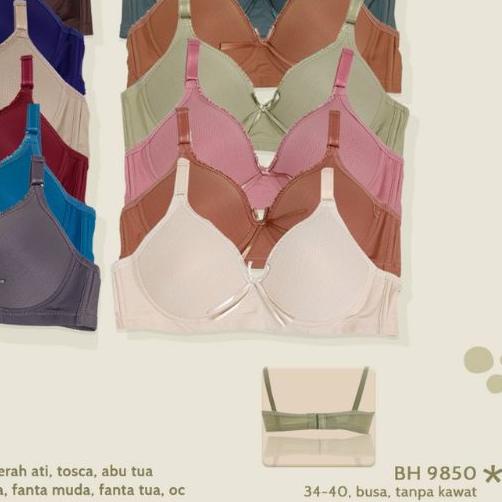 ✶ Sorex 9850 Bra Bh Tanpa Kawat Extra Comfort ❃