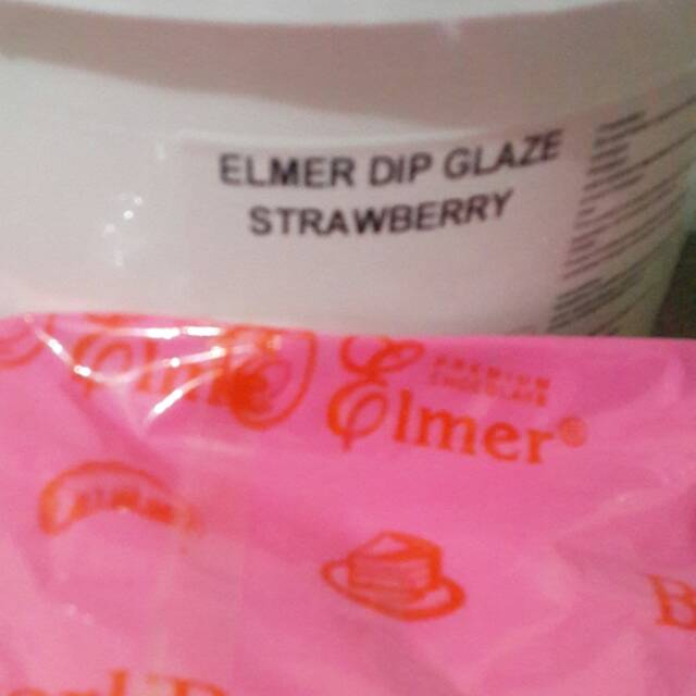 

Elmer glaze stroberi 500gr