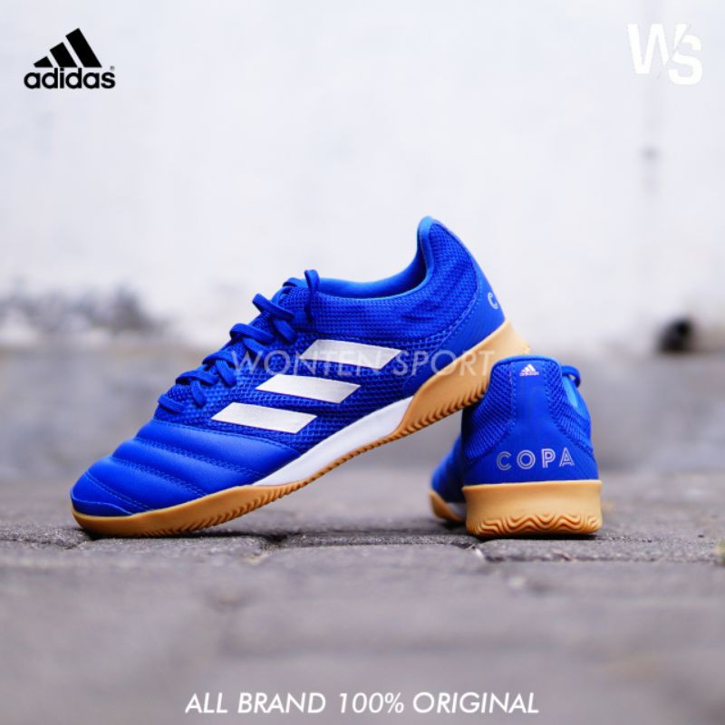 Sepatu Futsal Adidas Copa 20.3 IN Sala - Blue/Silver Original