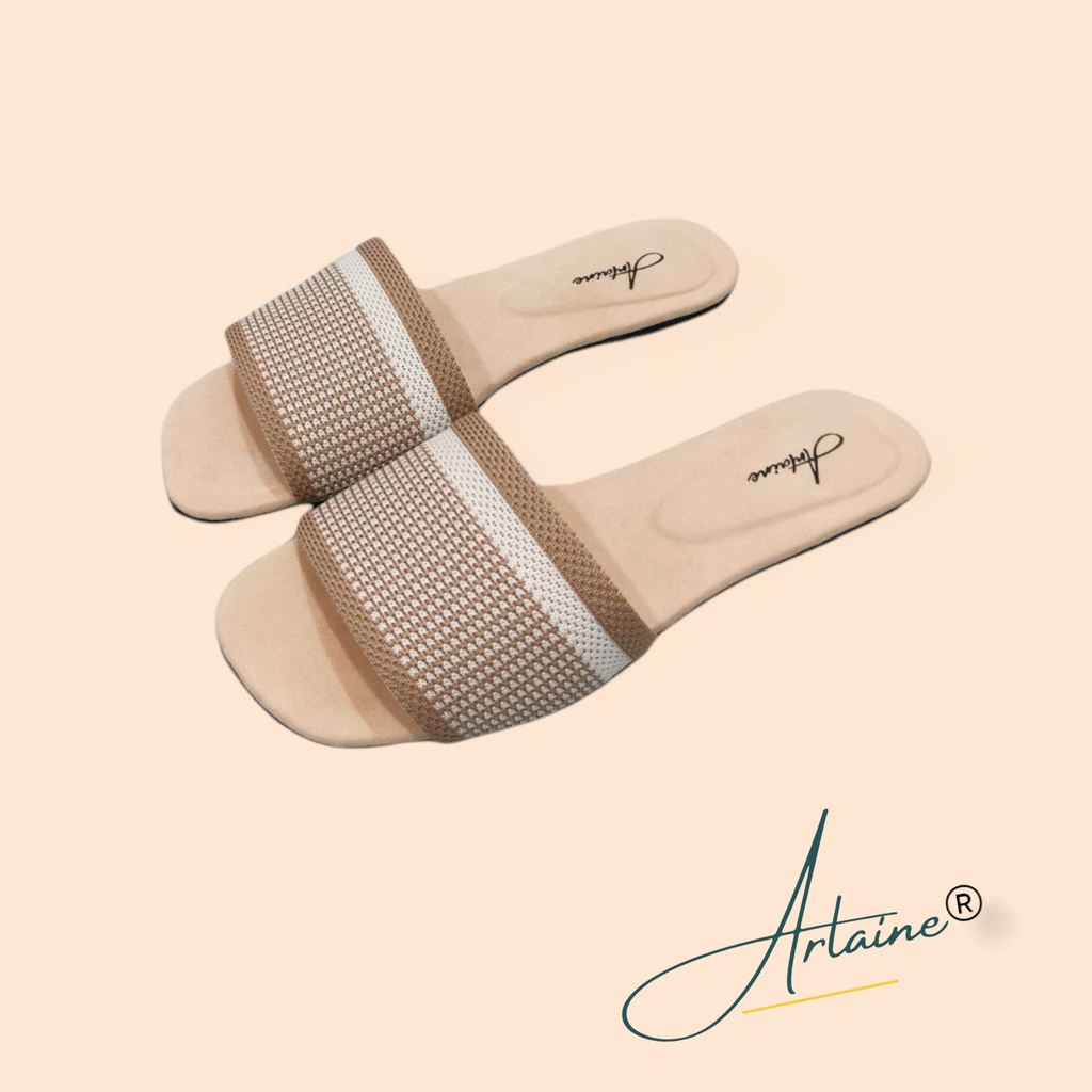 Arlaine Ayumi Sandal Flat wanita ( Tanpa Dus )