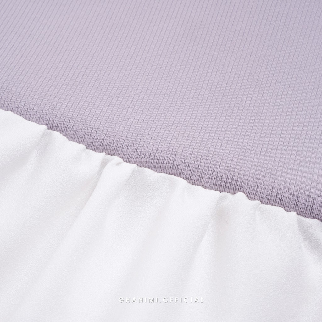 Ghanimi - Nuna Blouse / Polos Two Tone-5