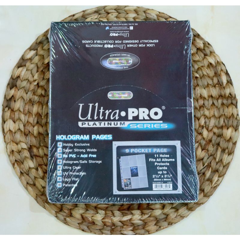 

[READY STOCK] Sleeve Ultra Pro Platinum A4 11Holes [MIN. 5PCS & CO PACKING]