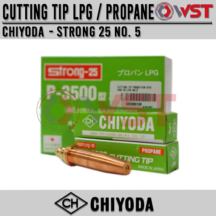 

Chiyoda Cutting Tip Strong 25 LPG no 5