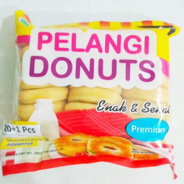 

Frozen Food Donat Kentang Mini PELANGI DONUTS Isi 20