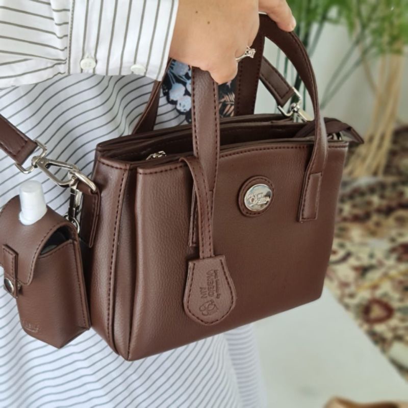 TAS HARSHA MY QEENA BY KIRANA STUFF, TAS SELEMPANG, TAS JINJING,SLINGBAG