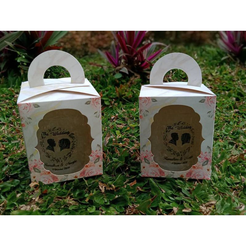 SOUVENIR GELAS GAGANG DOFF KEMAS PAPERBOX