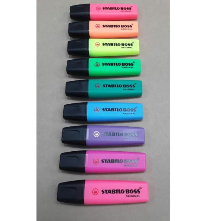 

(pyfw -821) Stabillo Boss ( tertera 1 kotak isi 10 pcs [ck -187]