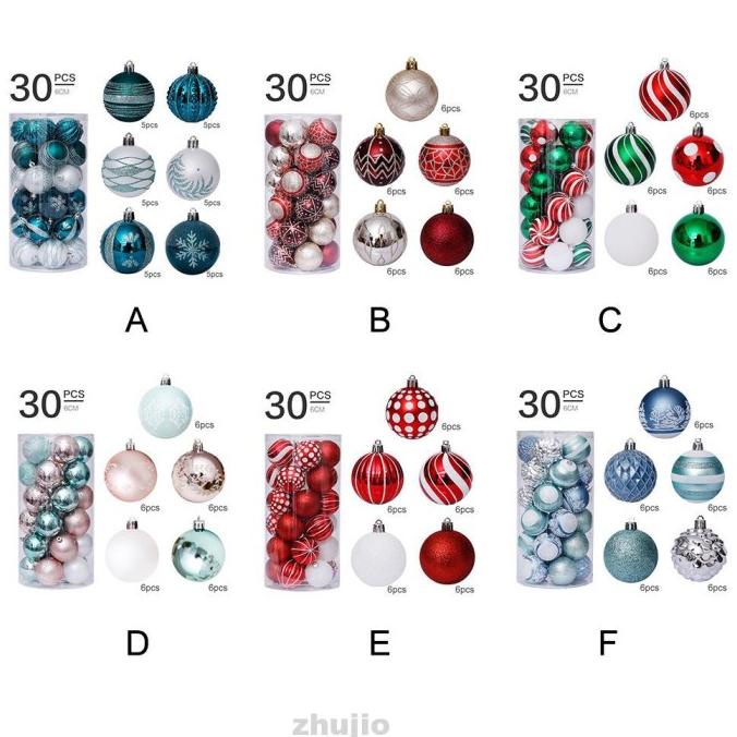 

Cool 30Pcs Set Bola Gantung Untuk Dekorasi Pohon Natal Pn43625