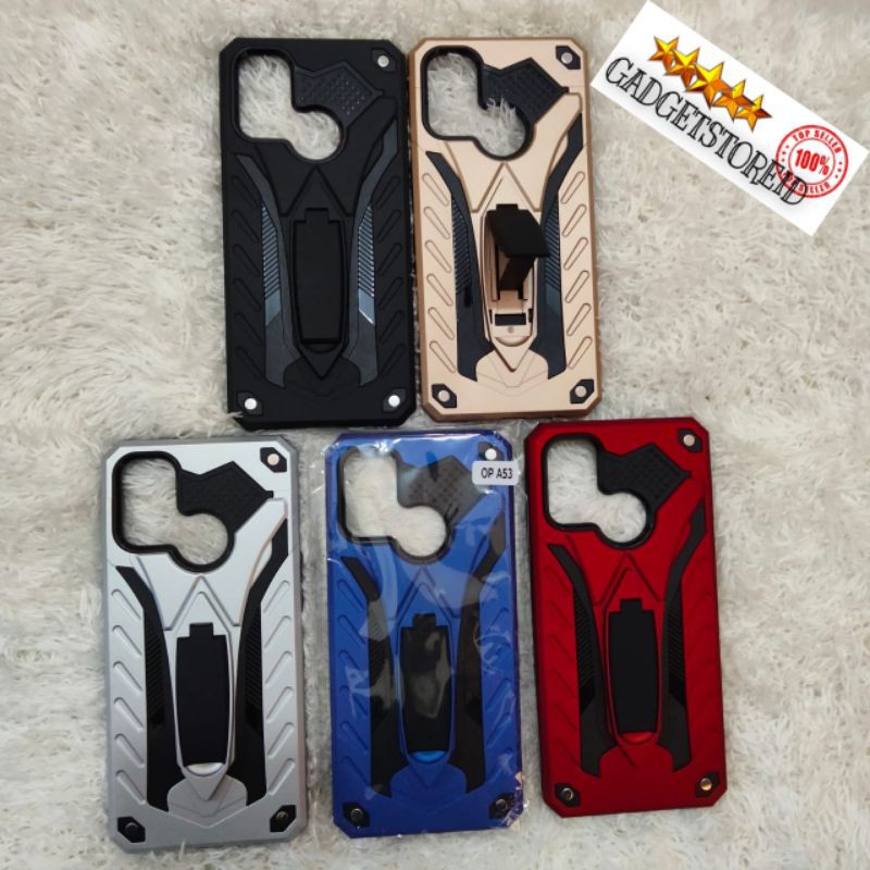 GG - Hard case robot Phantom OPPO A53 A54 A16 A74 case Transformer stand OPPO A53 / A54 / A74