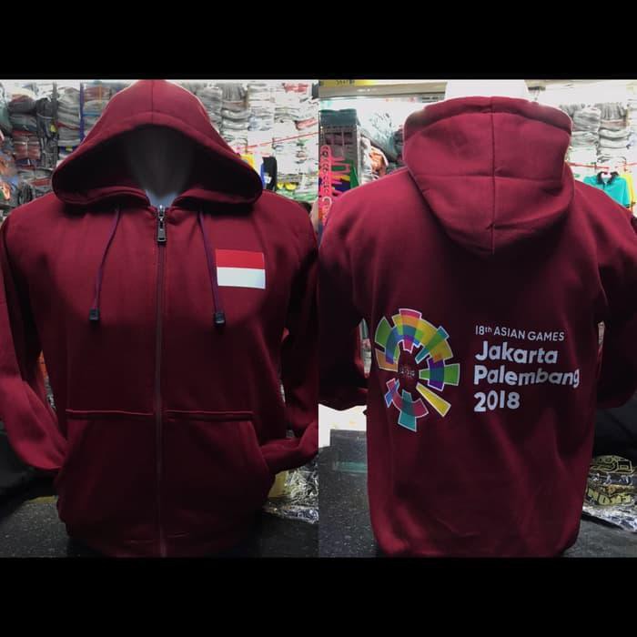 Jaket Hoodie Asian Games Terbaru Jakarta Palembang 2018 Indonesia