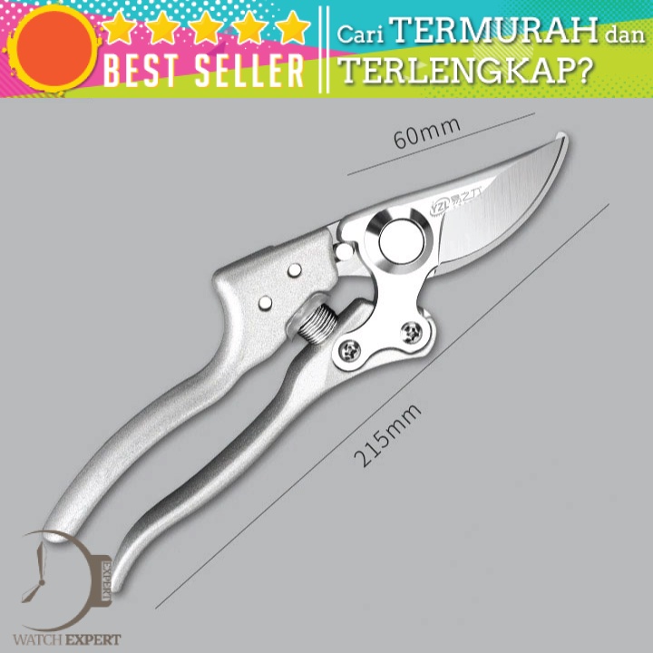 Bisa COD Gunting Taman Ranting Tumbuhan Bunga Garden Pruning Shear Scissors - GS HGS01