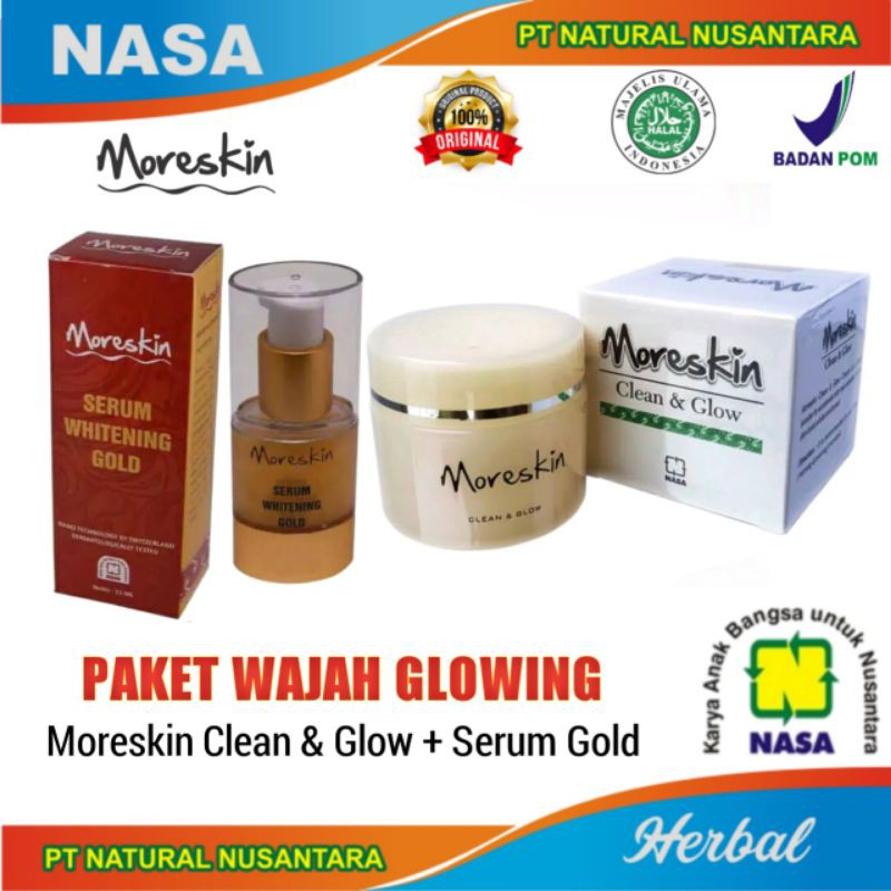 Perawatan Wajah Glowing / Pemutih Wajah / Serum Pemutih Wajah / Cream Pemutih Wajah / Serum Gold
