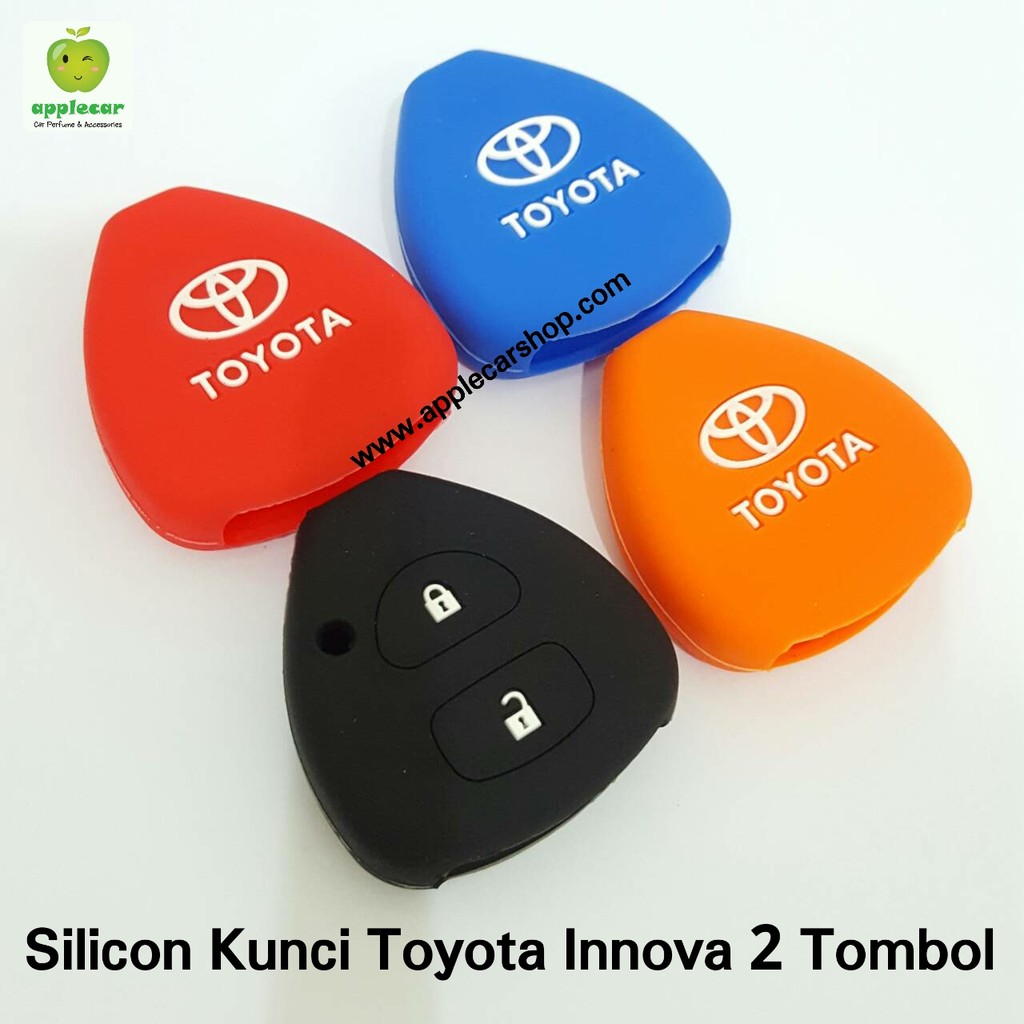 cover kondom sarung silicon silikon remote kunci mobil toyota innova 2 tombol