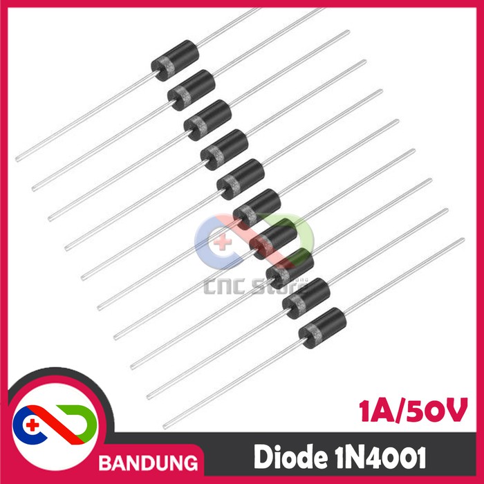 10PCS 1N4001 1A 50V RECTIFIER DIODE DIODA