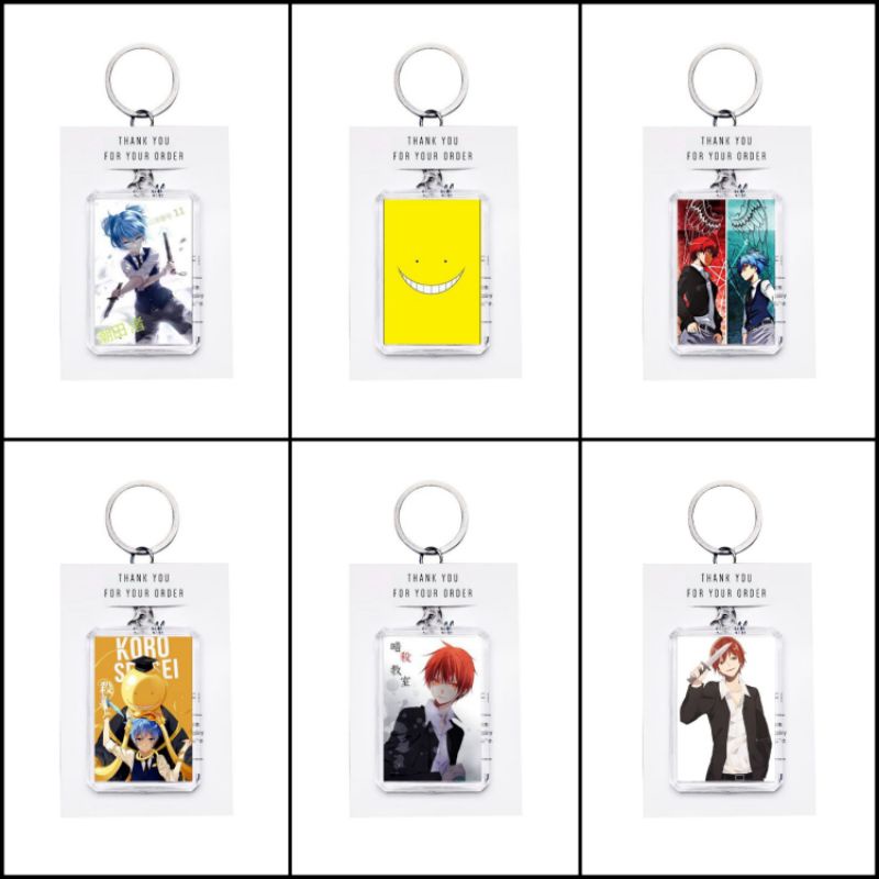 HARGA GROSIR - Gantungan Kunci Anime Ansatsu Kyoushitsu Koro sensei karma Nagisa