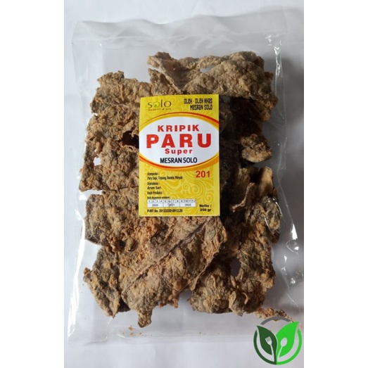 

Keripik Paru Super Mesran Khas Solo 250gr