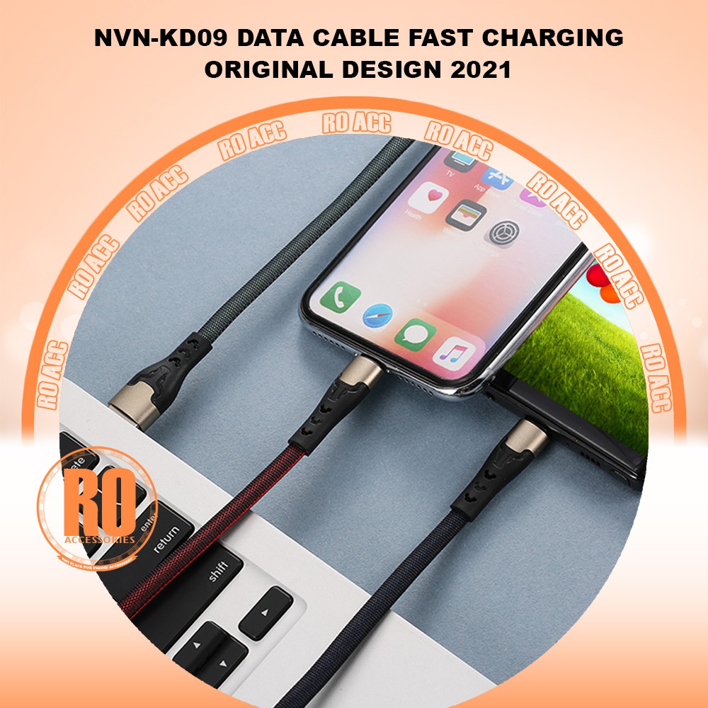 [RO ACC] NVN-KD09 KABEL DATA FAST CHARGING ORIGINAL 2021 DESIGN