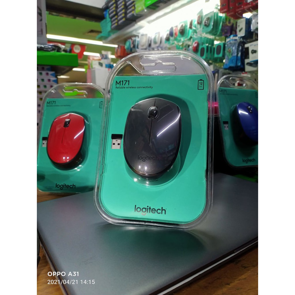 mouse wireless logitech m171 warna original 100% garansi resmi 1tahun