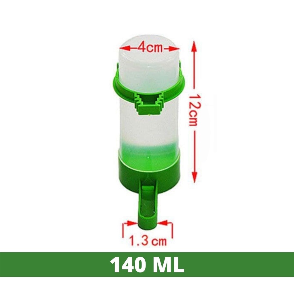 Tempat Makan Minum Otomatis Burung Hamster Glider Landak Mini  Air Mancur Minum Otomatis Cangkir Pemberi Makan Burung Anti Percikan FEFARM