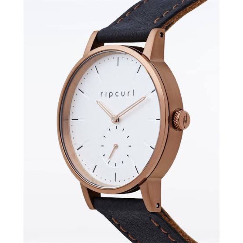 Jam tangan ripcurl circa leather bronze gold