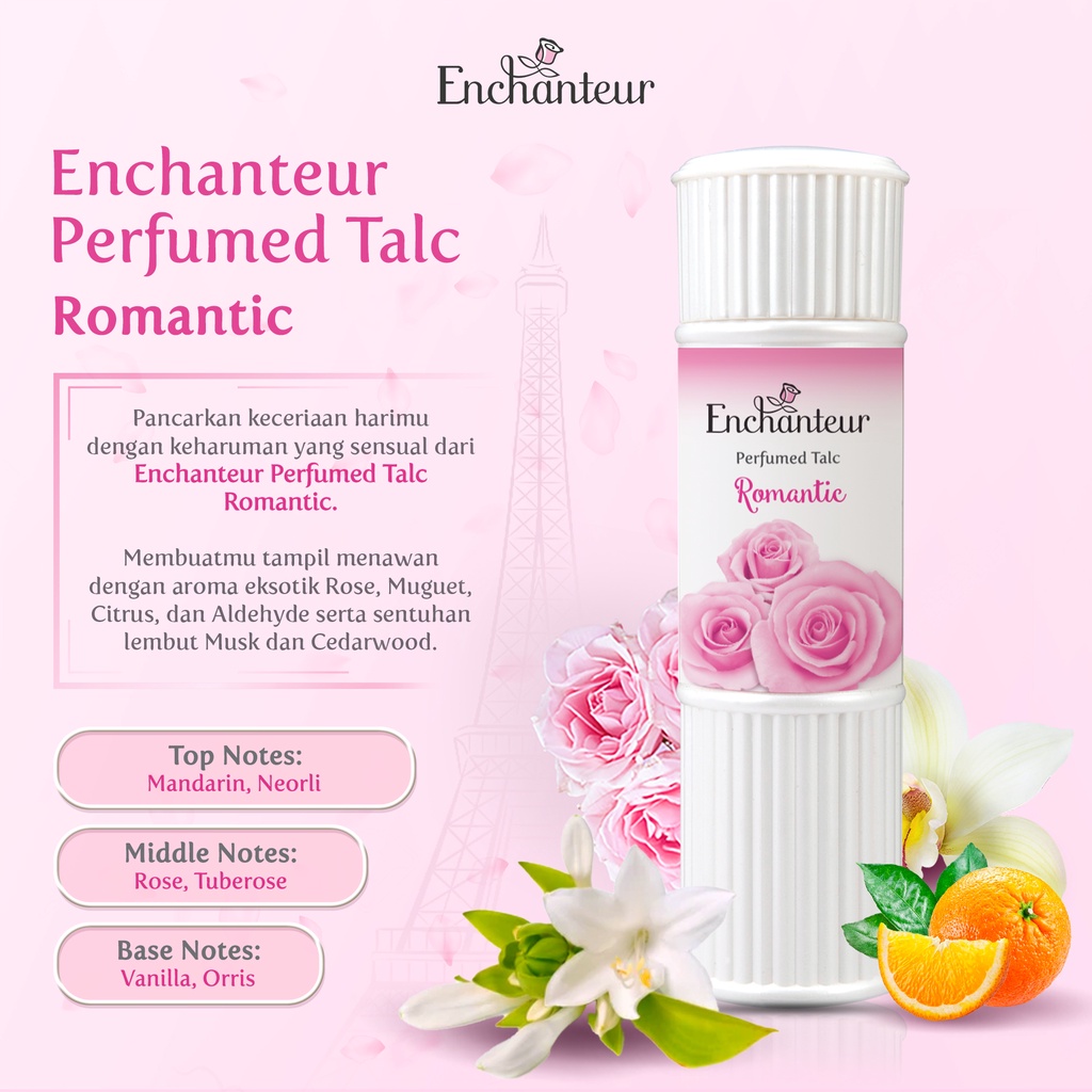 ENCHANTEUR PERFUMED TALC