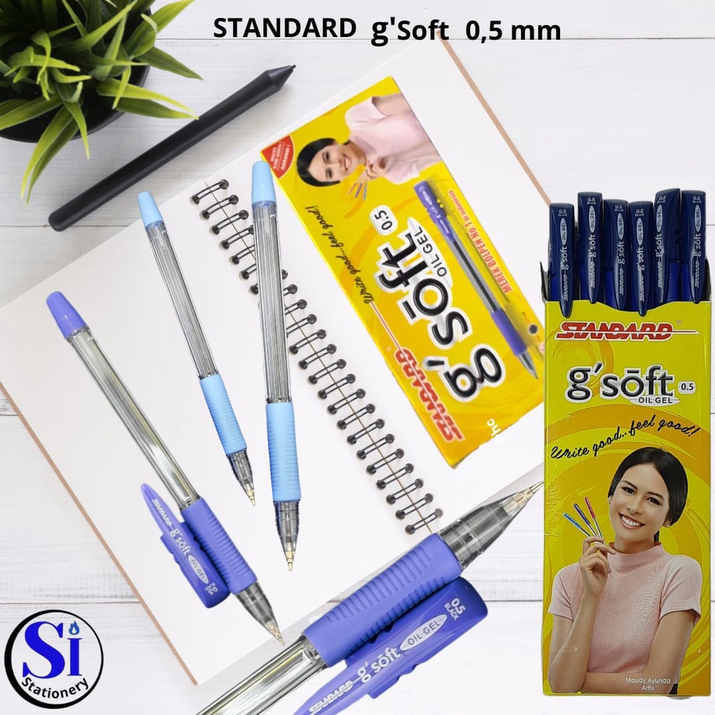 

Pulpen Standard G Soft 0,5mm Asli/Standard Pen G Soft 0,5mm Original