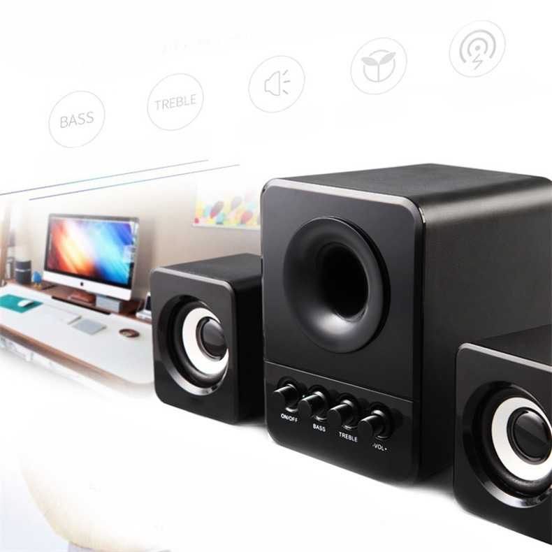 (100% BARANG ORI) Taffware Speaker Stereo 2.1 with Subwoofer &amp; USB Power - D-203