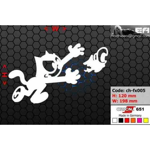 ea cutting sticker / decal Code: ch-fx005 ( felix the cat )