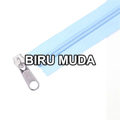 Daun Resleting Tas Meteran No 5 Putih Hitam Untuk Tas Warna Untuk Tas Jaket Kerajinan Tangan Dompet 