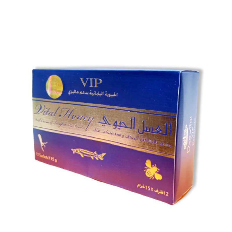 [ COD ] VIP Vital Honey 19gr ORIGINAL 100% / Madu Ejakulasi Dini Stamina Pria Stamina Tahan Lama-2
