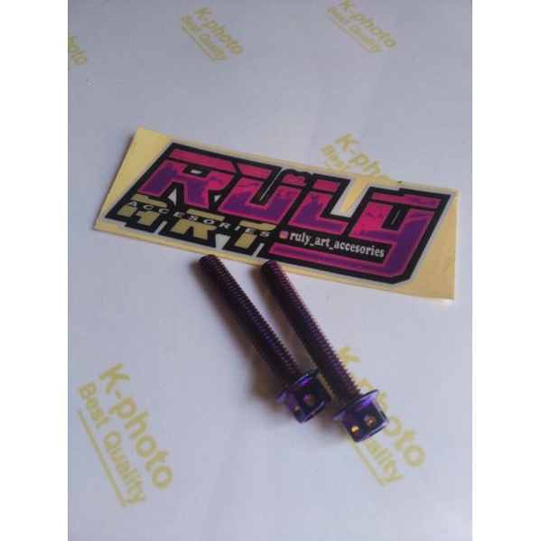 baut probolt 10 blue panjang 4cm