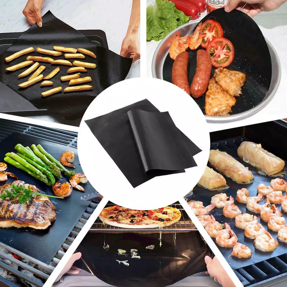 BBQ grill mat/ lembaran alas panggangan