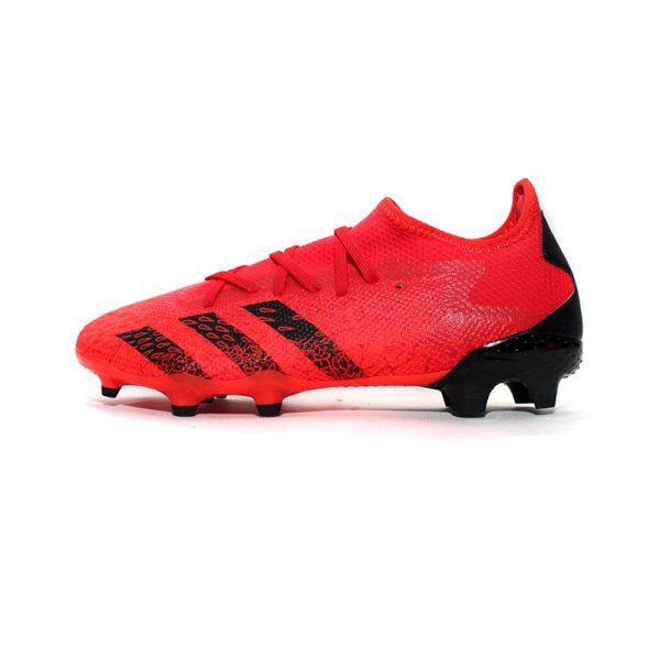 SEPATU BOLA ADIDAS PREDATOR FREAK.3 L FG RED CORE BLACK