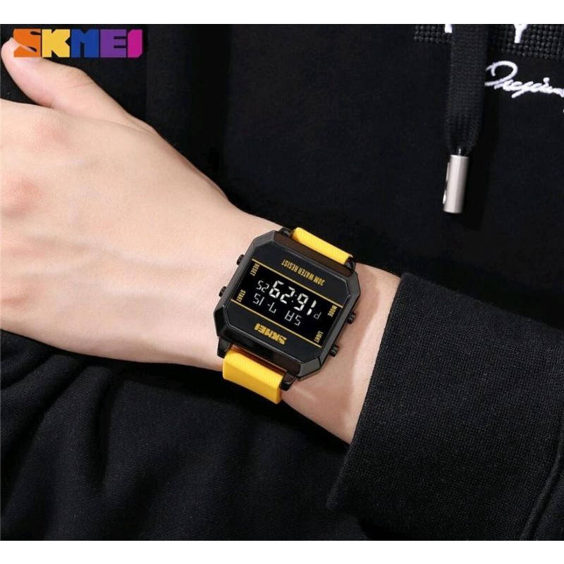 Jam Tangan Skmei Jam Tangan Digital Anti Air Fashion Jam Terlaris Keren Kasual Pria Jam Tangan Pria