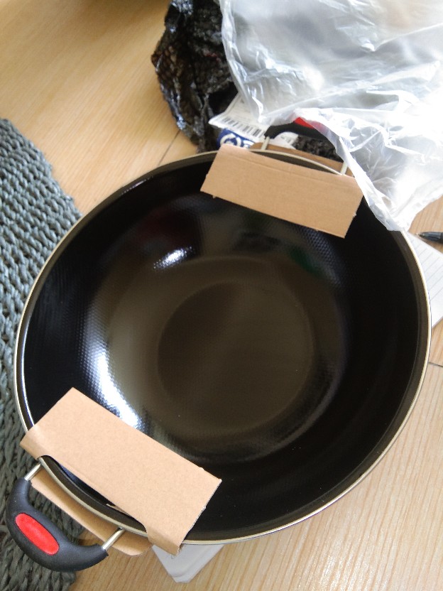 Wajan Penggorengan Enamel Kuping Anti Gores Anti Lengket  34cm