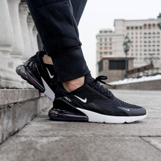 SUPER SALE Sepatu Nike Airmax 270 "Black White" Premium Original / Sepatu lari Ready Stock