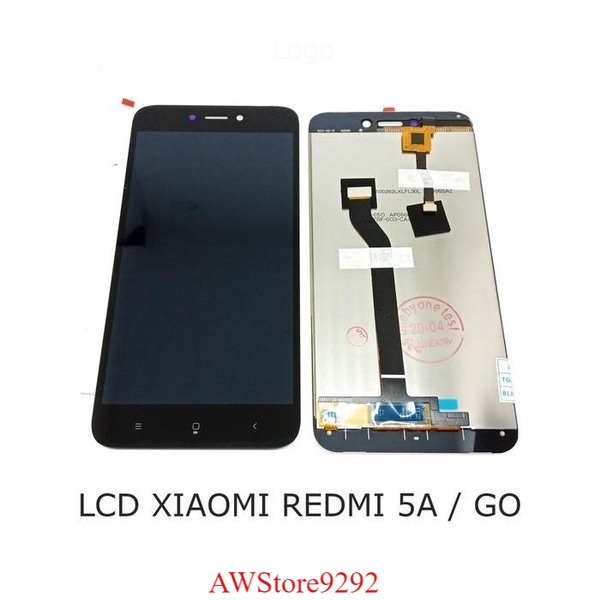 Layar Sentuh LCD TS Touchscreen Fullset XIAOMI REDMI 5A REDMI GO - BLACK WHITE