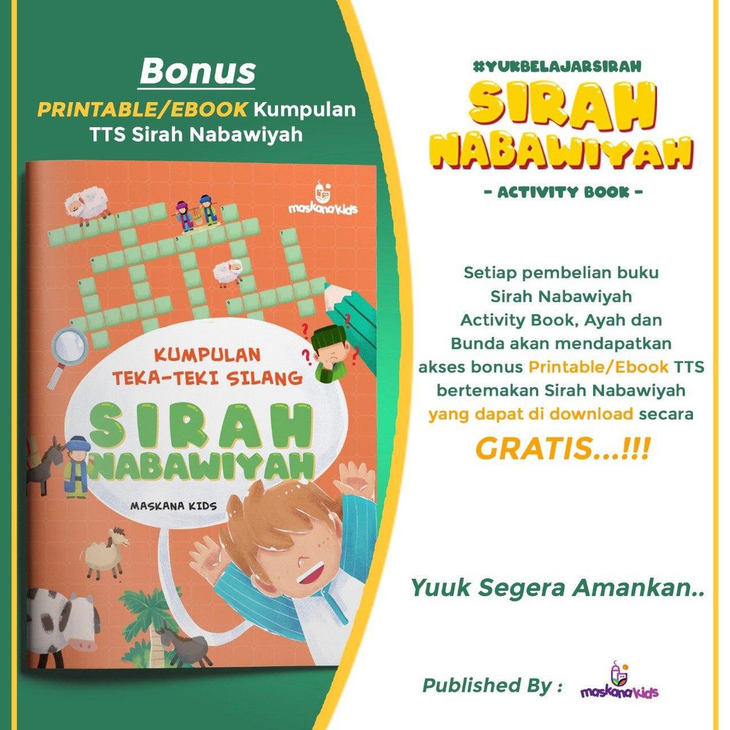 Buku Aktivitas Anak : Sirah Nabawiyah Activity Book