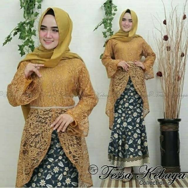 kebaya tessa brokat