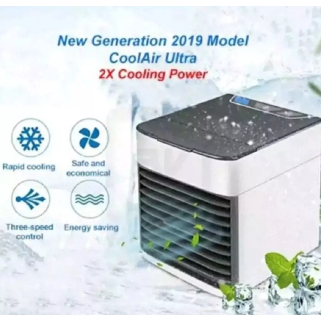 AC Mini AC Portable USB Arctic Air Ultra 2X Cooling Power Air Cooler AC Portabel-AC Mini Cooler FZ-005-ARTIC AIR COOLER FAN MINI - AC MINI PORTABLE