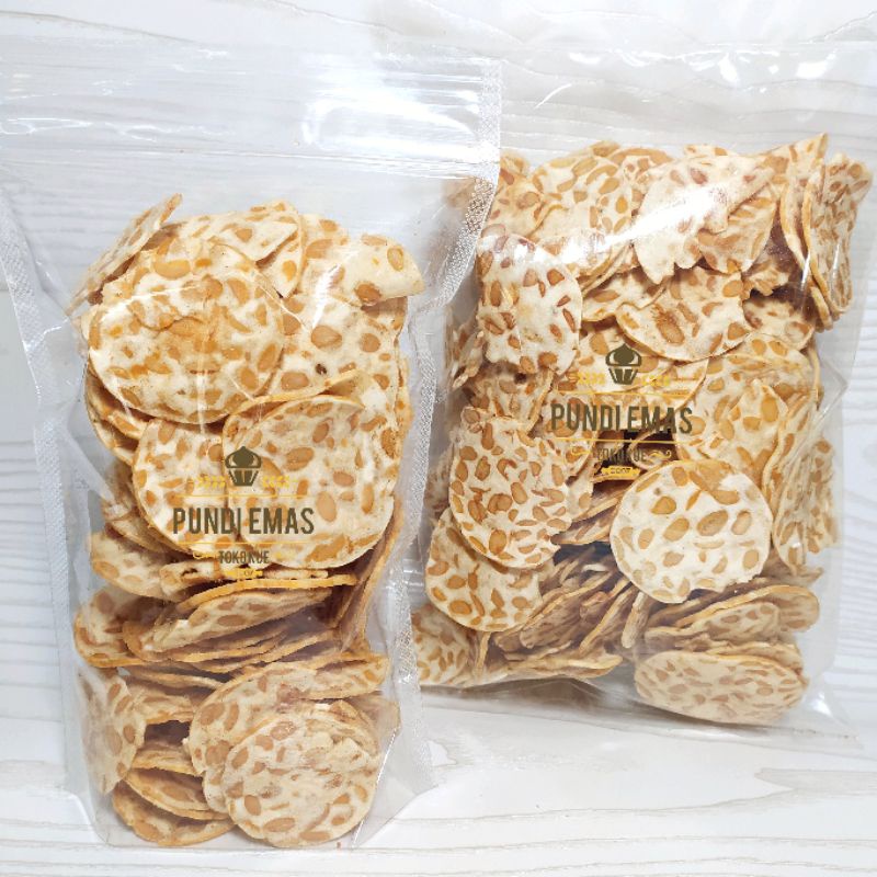 Keripik Tempe Sagu  1 Kg Oven Original Kripik Tempe Sagu 1Kg Snack Cemilan Makanan Ringan Terlaris