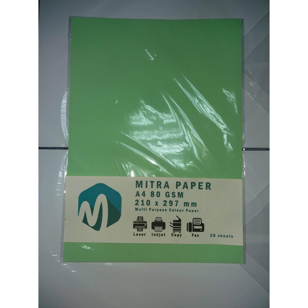 

KERTAS SPECTRA A4 80 WARNA GREEN IT190