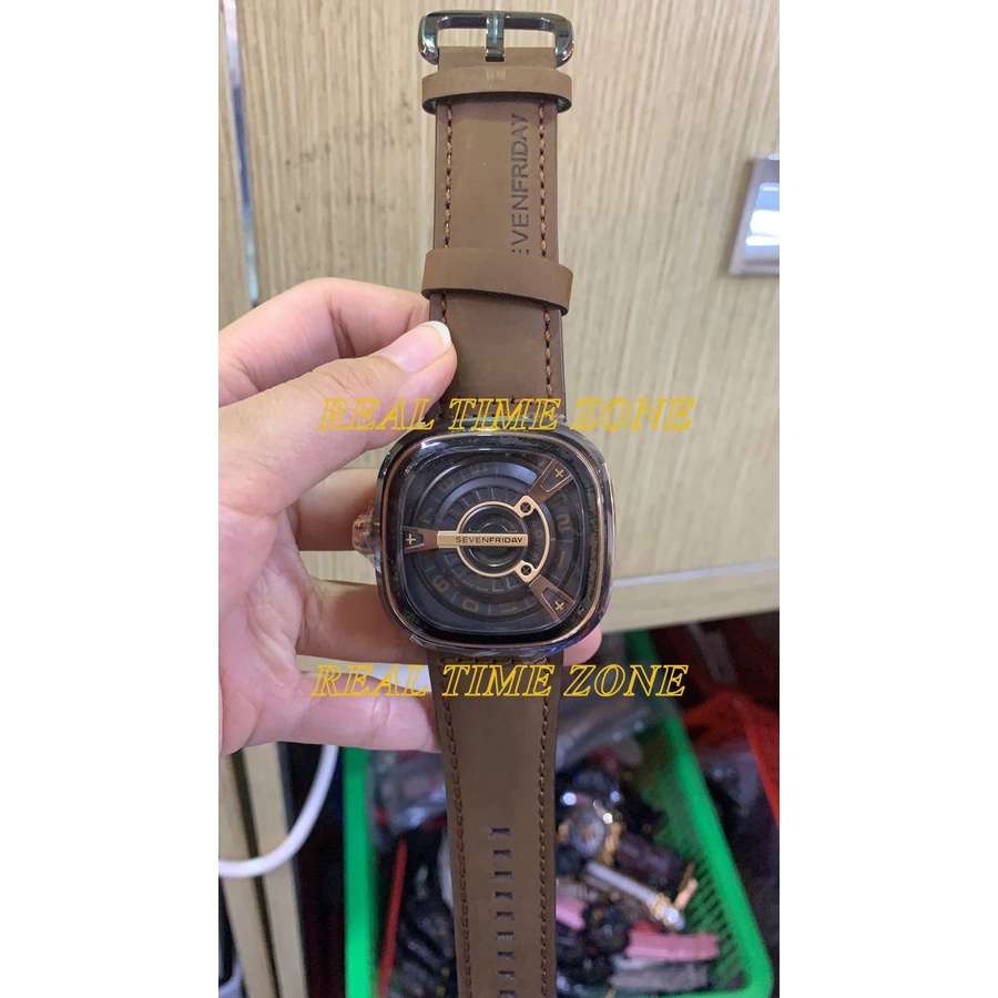 New Arrival Jam Pria Sevenfridayy Sf-M2/02 Brown Swiss Eta Factory Matic 47mm Garansi 1th