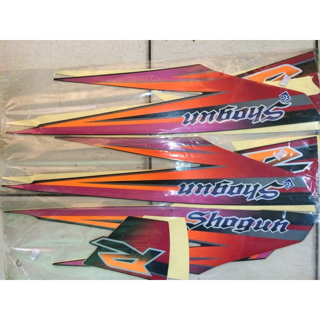 Stiker striping Suzuki Shogun