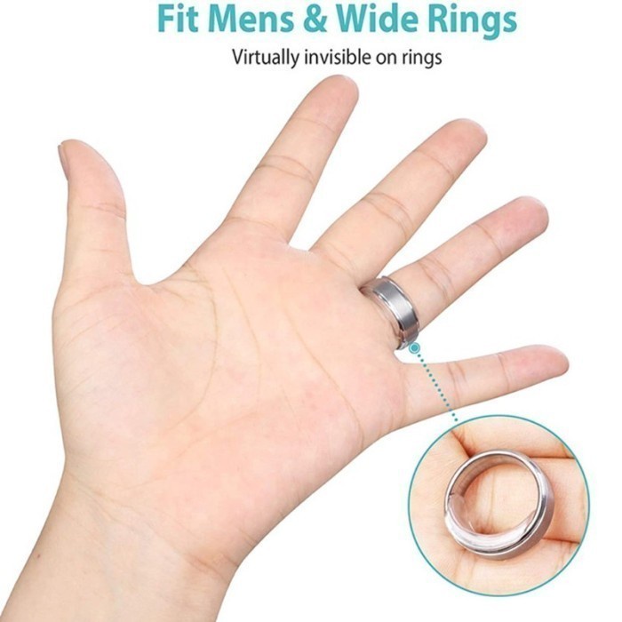 safe ring - pengecil pengaman cincin kebesaran 1set 8pcs