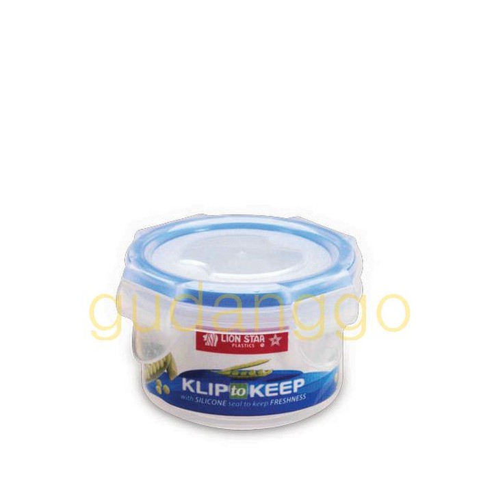 KLIP TO KEEP 3001 (150 ML) KP-86 Lion Star Kotak/Box/Wadah Bulat